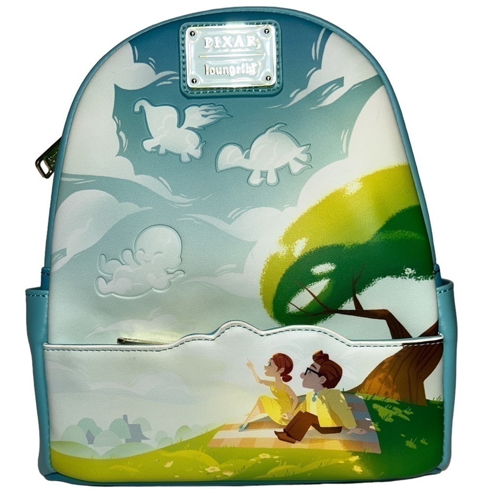 Loungefly Disney Pixar Up Carl & Ellie Daydream Mini Backpack & Wallet - Picture 2 of 16